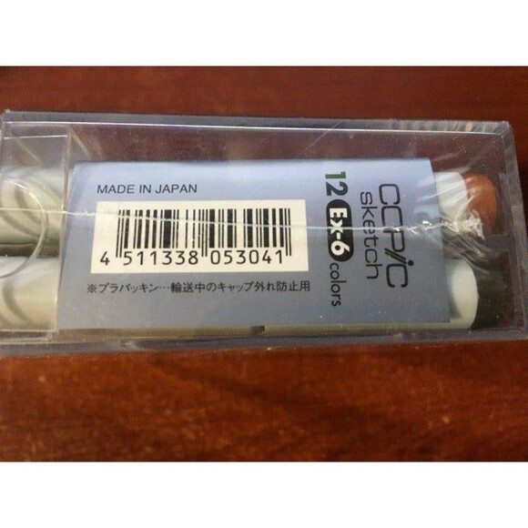 Copic Markers 12-Piece Sketch EX-6 Colors Set Graphic Art Marker Authentic - Picture 4 of 4